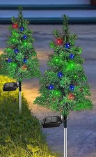 Solar Christmas Pathway Lights for Outdoor Decorations,Outside Christmas Tree