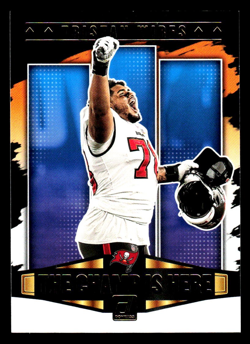 2021 Donruss The Champ Is Here #CIH-11 Tristan Wirfs Tampa Bay Buccaneers