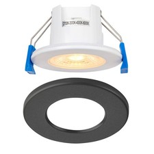 Saxby ShieldLITE 4CCT IP65 5W Anthracite Grey Bezel Down Light – 108763AG