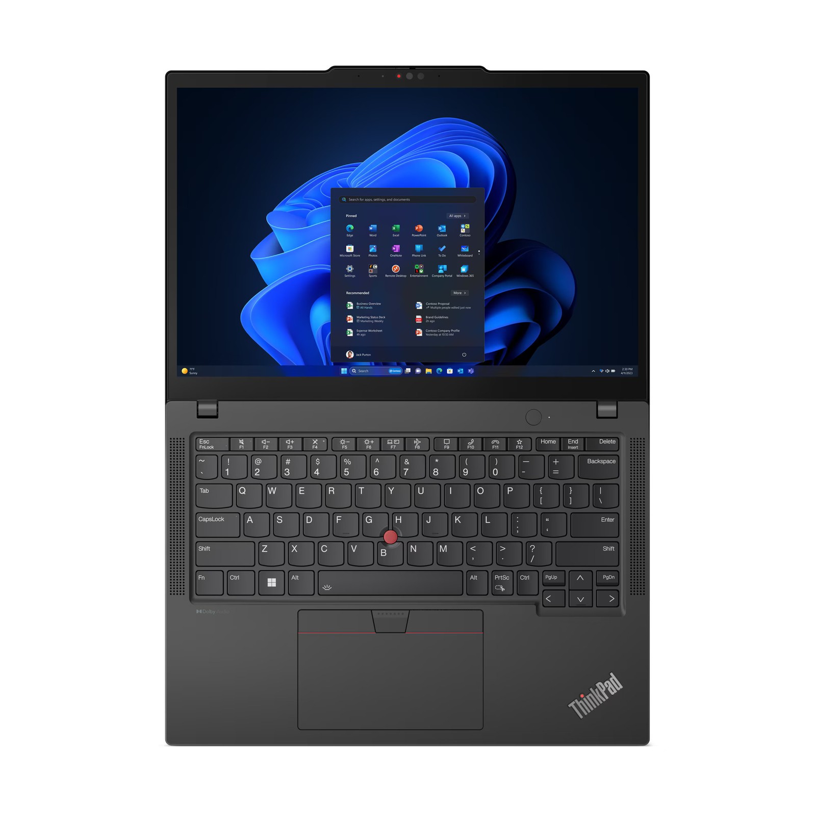 Laptop Lenovo Thinkpad X13 2-en-1 G5 de 13.3" Core Ultra 7-155U 16GB 1TB SSD W11P, imagen 3