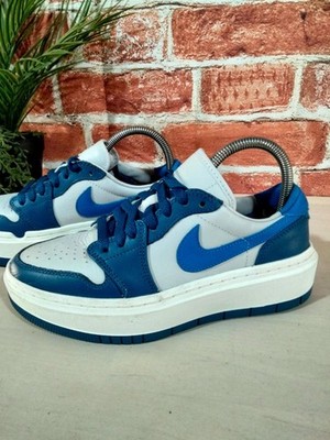 Damen Nike Air Jordan 1 Elevate Low French Blue Schnürschuhe Sneaker UK 4,5 EU 38