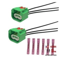 9008 H13 Car Headlight Connector, Socket Adapter with Terminals, Plug 2PCS