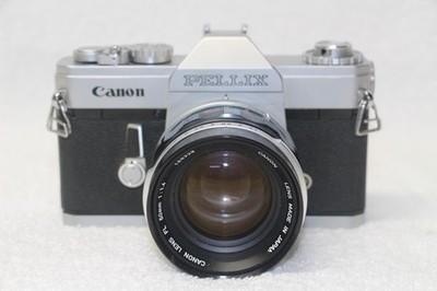 Canon PELLIX SLR 35mm Film Camera w/ Canon FL 50mm F1.4 Lens（some issues）