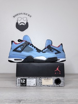 Size 12 - Nike Jordan 4 Retro Travis Scott Cactus Jack 308497-406 Brand New DS