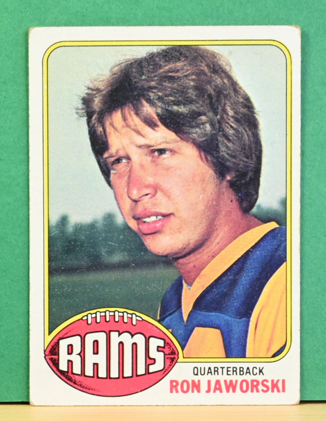 1976 Topps Football Ron Jaworski 426 RC Los Angeles Rams