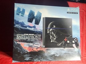 PS4 Console 500GB Star Wars Battlefront Darth Vader Edition Plus 4 Games TESTED