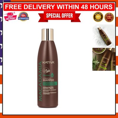 Sulfate Free Macadamia Hydrating Shampoo 250ml - Gentle Care for Dry Hair
