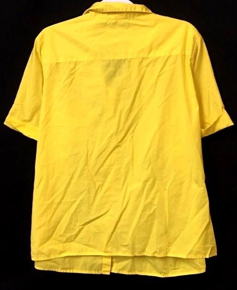 Basic editions 24W  yellow collared short sleeve … - image 2