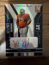 2004 Donruss Elite 125/125 Nrmt Vince Wilfork RC rookie card Patriots Hurricanes. rookie card picture