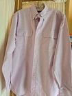 Sax FIFTH AVE Lavender Oxford Cloth Shirt 15 34  Made In USA