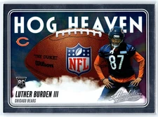 2025 Panini Absoulute #HH-LBN Luther Burden III Bears Hog Heaven
