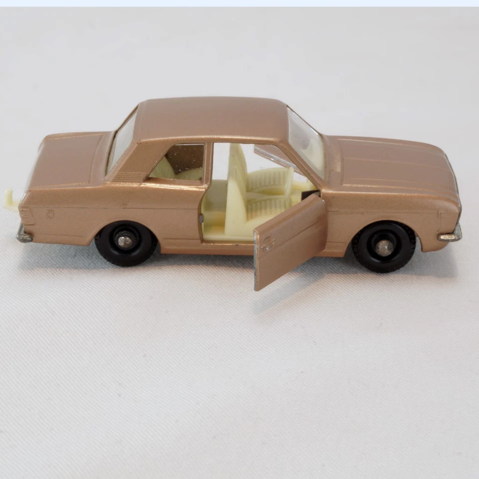 Caja de cerillas Lesney vintage Ford Cortina MKII cobre beige no. 25 D SIN CAJA Excelente Estado Foto 4 de 4