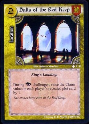 Halls of the Red Keep Ungraded AGOT: Winter Edition
