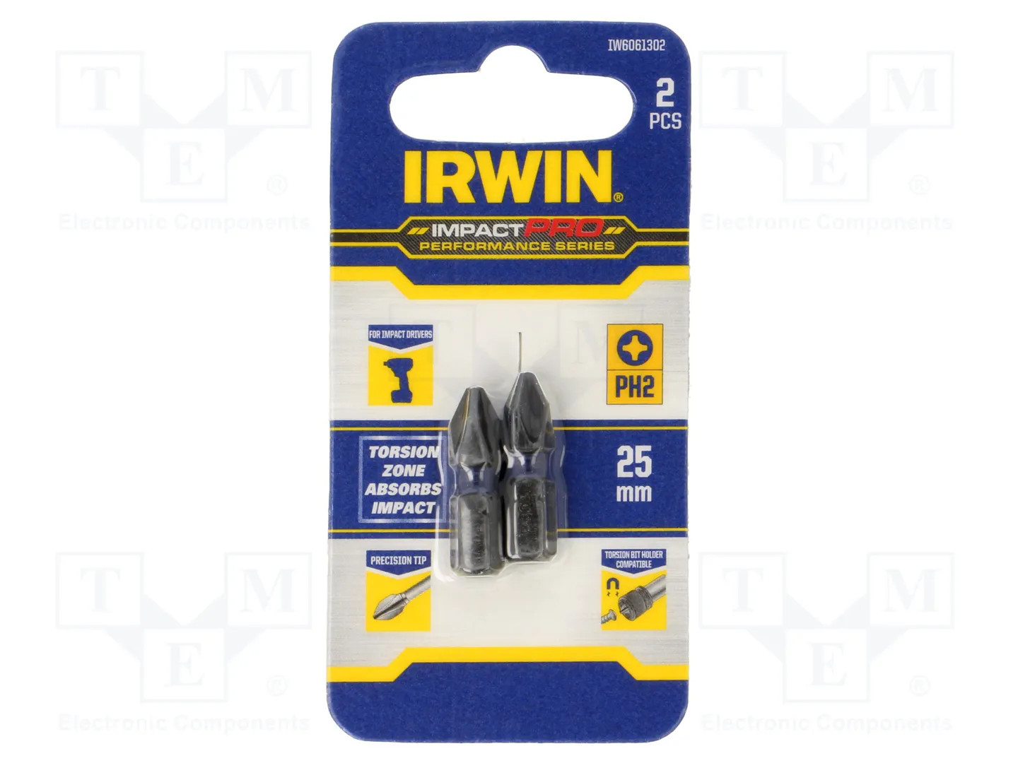 2 Packung IRWIN IW6061302 Bit