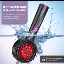 Electric Massage Scalp Comb Red Light Therapy Hair Growth Massager Hair Brush