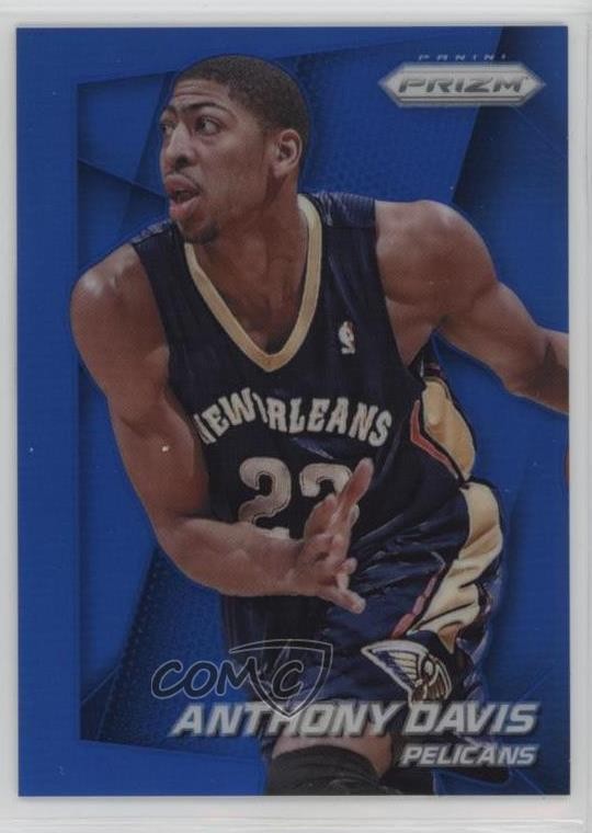 2014-15 Panini Prizm Blue Prizm 53/99 Anthony Davis #107 0d59
