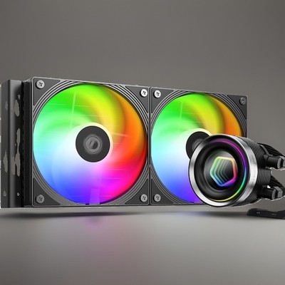 ID-COOLING 240mm ARGB AIO Liquid CPU Cooler w/ 2x 120mm Fans - No Mounting Kit