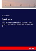 George Gilfillan | Specimens | Taschenbuch | Englisch (2017) | 356 S.