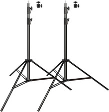 Aluminum Alloy Light Stand 9.5 Feet/2.8M Adjustable Spring Cushioned Photography