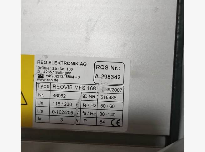 Servocontrolador REO REOVIB MFS168 Foto 2 de 2