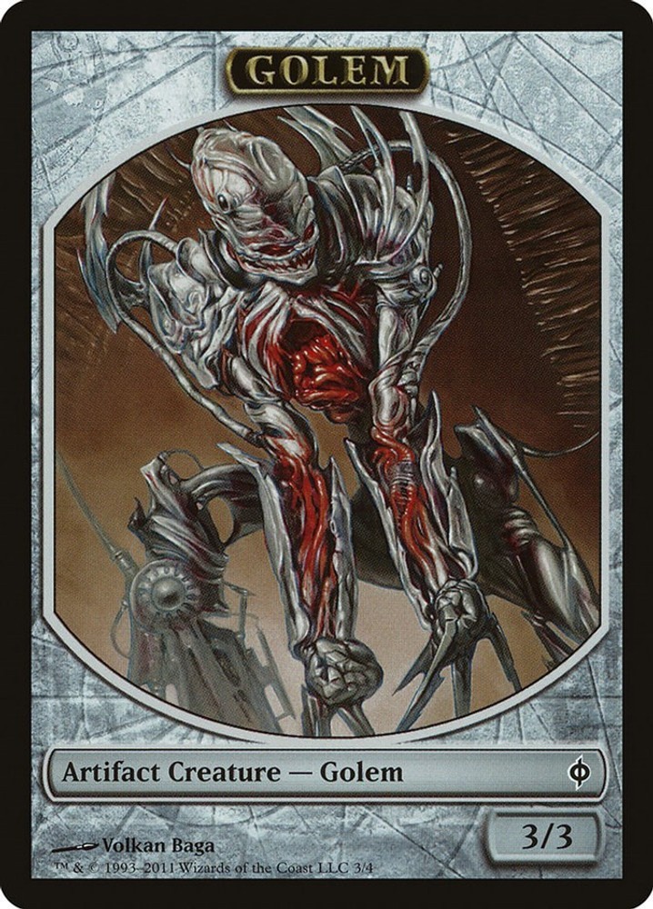 Golem Token - 3 - LP - New Phyrexia