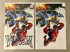 Venom #1 Clayton Crain Trade & Virgin w/ Deadpool Exclusive Set