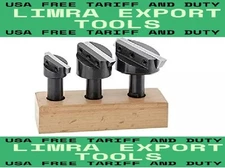 1/2" Shank - 3 Pcs Set 3/4" + 1.1/4" + 1.1/2 - Hss Cutters - Fly Cutter Set