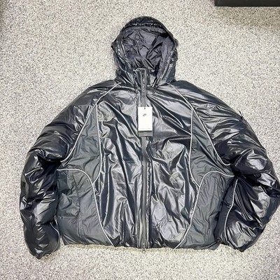 Nike Tech Bubble Jacket Men's L Black Puffer Therma-FIT ADV Down-Fill II3869-010