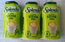 3 Splenda Liquid Sweetener STEVIA Zero Sugar/Calories/Carbs 1.68fl oz 07/2026