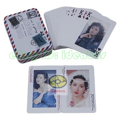 Hongkong actress 龚慈恩 Mimi Kung Chi-Yan with Iron Box Deck 54 Playing card/Poker