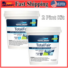 TotalBoat TotalFair Epoxy Fairing Compound, Fiberglass, Wood, Metal, 2 Pint Kit