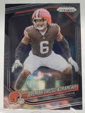 2025 PRIZM JEREMIAH OWUSU-KORAMOAH FOOTBALL CARD BROWNS NFL 159 panini 