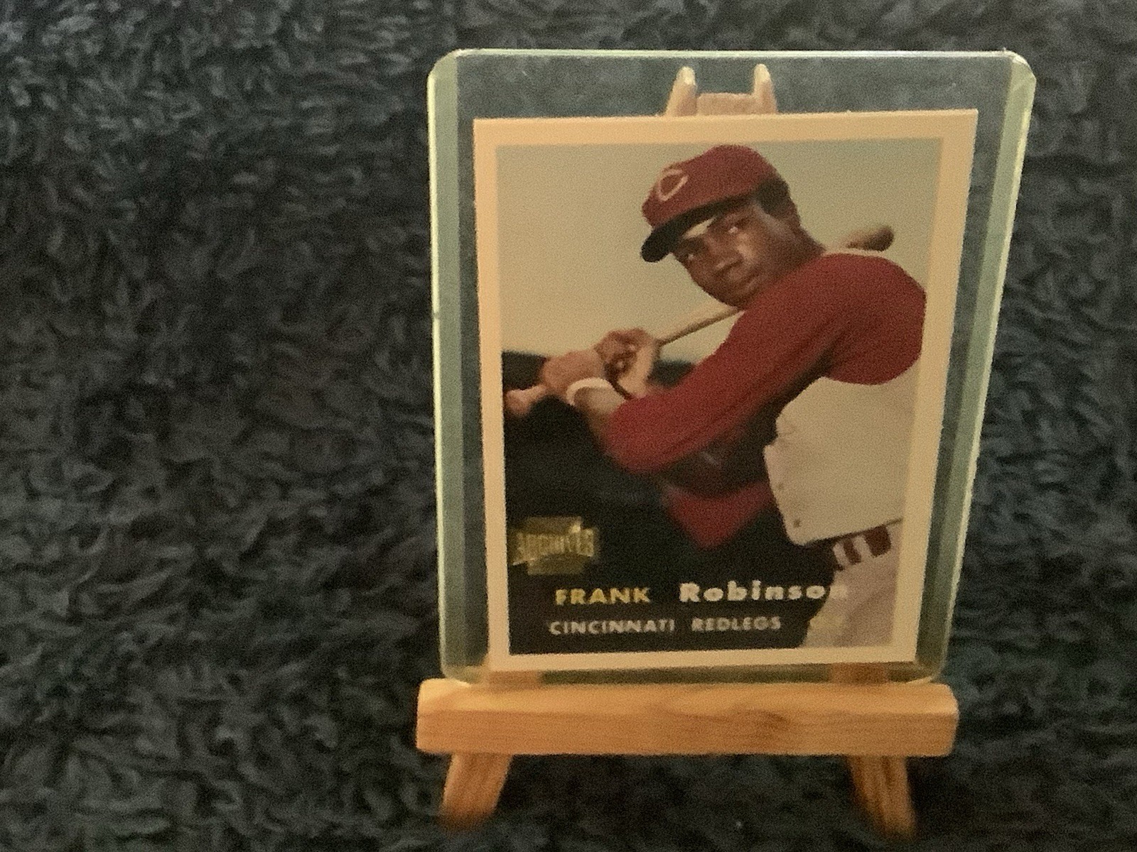 FRANK ROBINSON HOF Cert AUTO & GAME USED JERSEY RELIC! Reds Orioles MVP Lot view 8