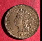 1902 US Indian Head Cent! Choice AU! Old US Coin!