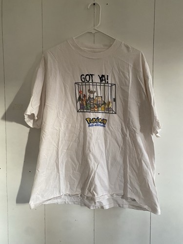 Vintage 90’s Pokémon “Got Ya!” T Shirt Power Pro Size Adult XL - Picture 1 of 4