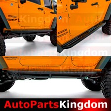 4 Door Rock Crawler Side Slider Step Armor Guards For 07-18 Jeep Jk Wrangler 4 Door Rock Crawler Side Slider Step Armor Guards For 07-18 Jeep Jk Wrangler