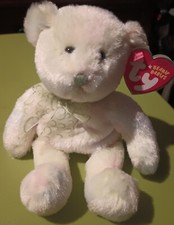 TY Beanie Baby - FLORA the Green Ty-dyed Bear 7.5"...NEW with Mint Tags