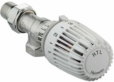 Heimeier Rücklauftemperaturbegrenzer 1/2" Eck RTL Ventil Thermostatkopf