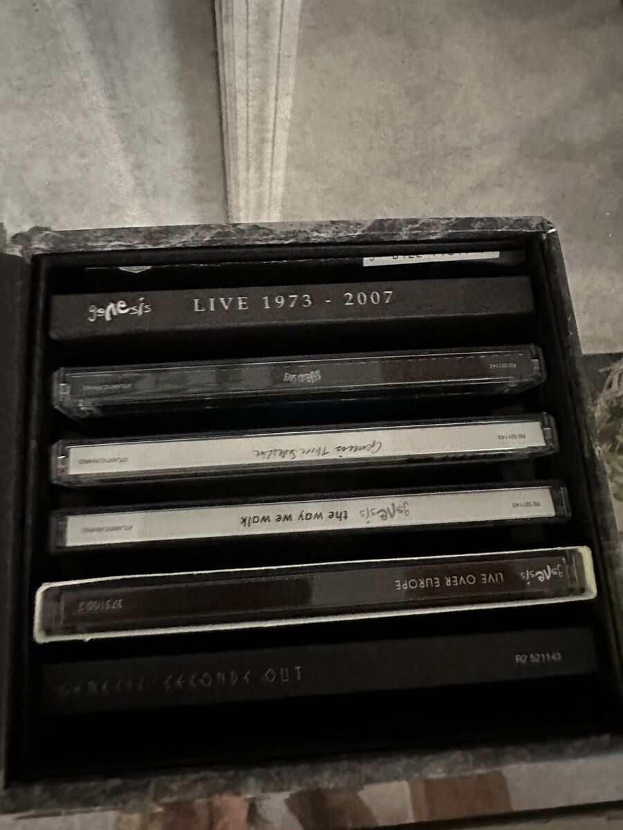 Genesis Live 1973-2007 8 CDs & 3 DVD Box Set Rare | eBay Genesis Live 1973-2007 8 CDs & 3 DVD Box Set Rare | eBay
