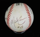 Mark Cresse Signed Official National League Baseball JSA Authenticated