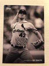 2020 Topps On Demand Black and White /672 Print Run Dakota Hudson Cardinals 36