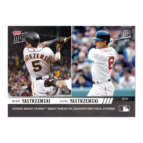 2019 Topps Now 855 Carl Yastrzemski / Mike Yastrzemski