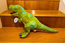 Soft Stuffed Plush Dinosaur 26" Green T-rex Dino Brand New w/Tags