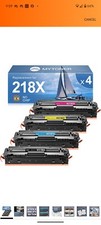 MYTONER 218X Toner Cartridges 4 Pack NO CHIP Replacement for HP 218X 218A W...