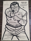 Cible ancienne us police tir streetart loft jielde 60S Indus 80s Design Starck