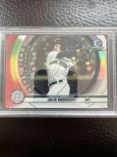 Julio Rodriguez Red /5. 2020 Bowman Chrome. First Year. Rare.