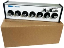 DC Resistor 7 Dials Decade Resistance Box Min. step 0.01Ω Alloy Wires Employed