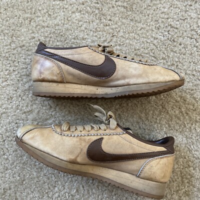 靴 NIKE VILLAGE 80s NIKE VILLAGE Brown US6.5 Made in USA 80s Vintage Used