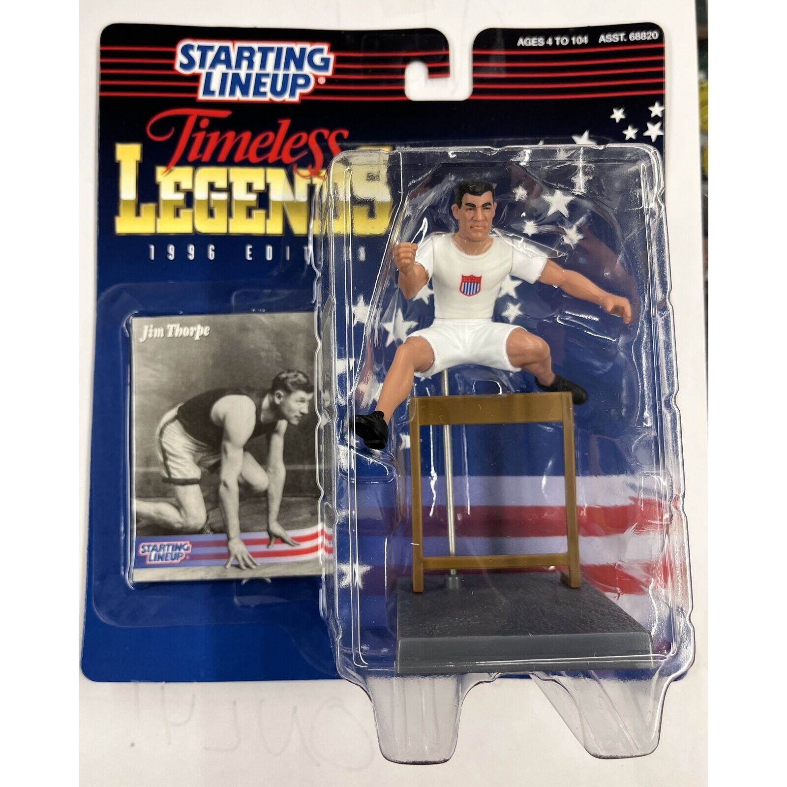 Jim Thorpe 1996 New SLU Figure Card Sealed Olympian Legends