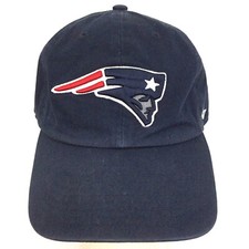 New England Patriots Cap Spell Out Logo 47 Brand NFL Football Baseball Dad Hat